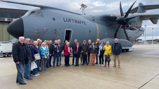 Besuch beim Lufttransportgeschwader 62 auf dem Fliegerhorst Wunstorf